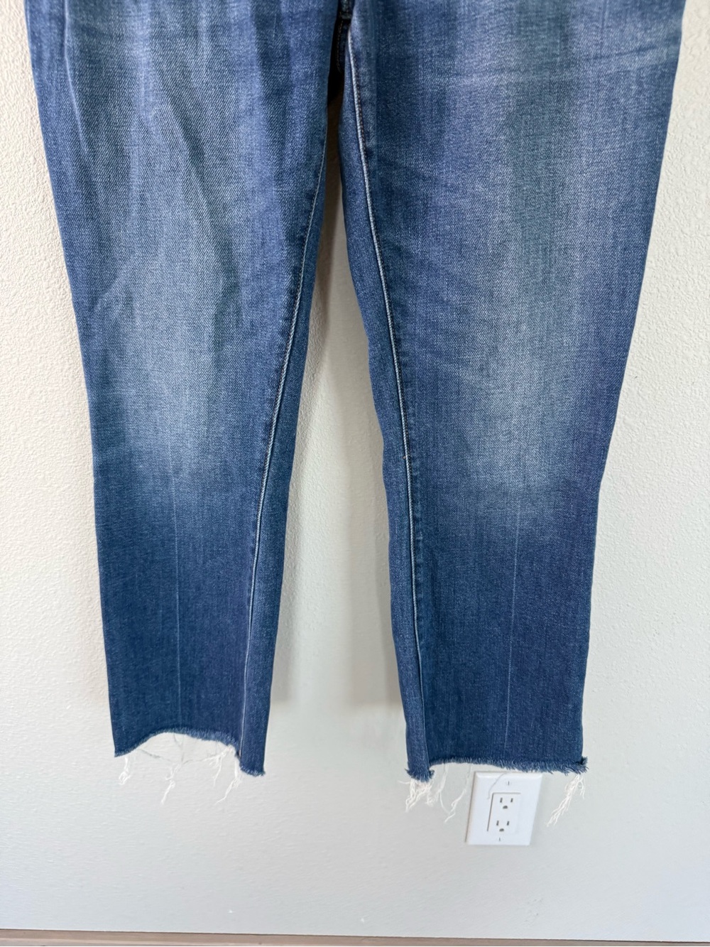 Hatch Under the Bump Crop Maternity Jean  Blue Denim Women’s Size 28 - Picture 5 of 14
